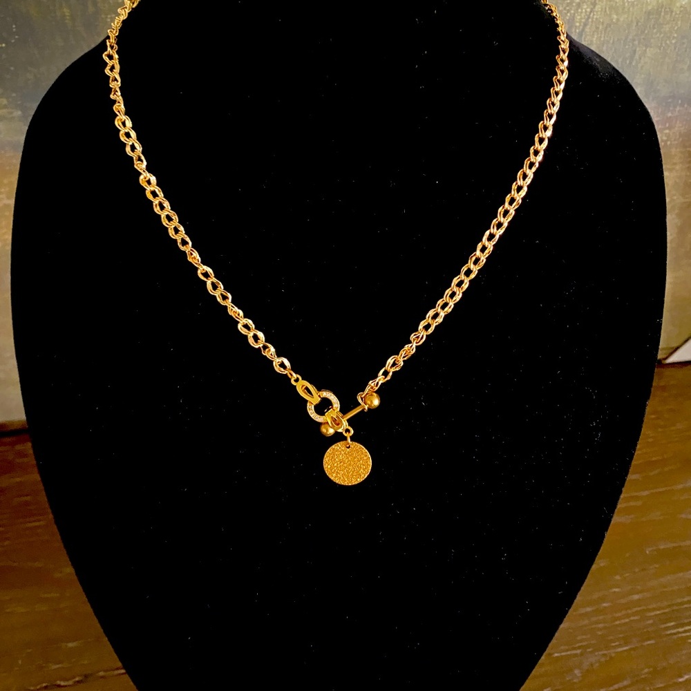 Gold layering necklace